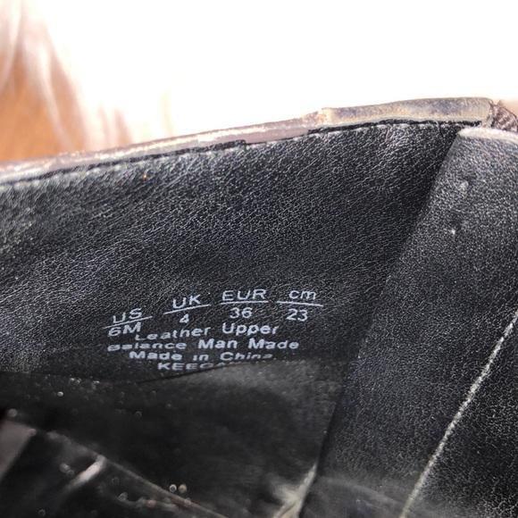 Franco Sarto sz 6M brown leather double zip boots - Picture 8 of 8